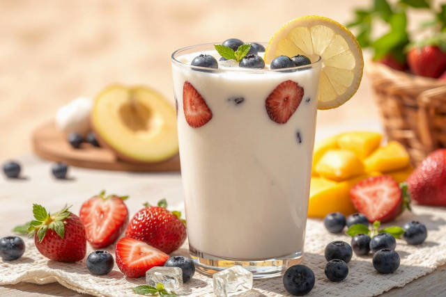 Sommerhit Kefir mit Frucht